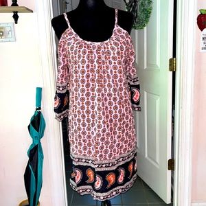 Size S cold shoulder summer dress Bella Moda